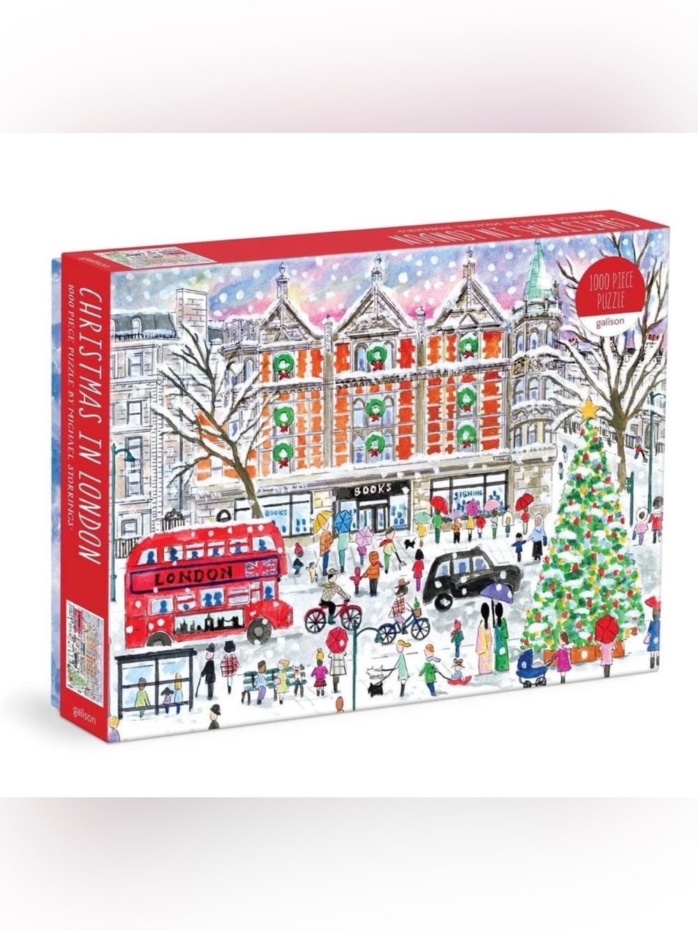 Michael Storrings Christmas in London Puzzle : 1000 Pieces, Game by Galison NEW